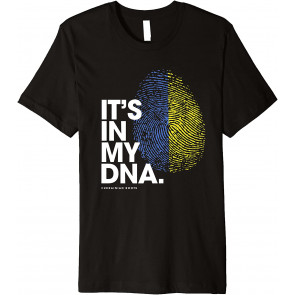 IT'S IN MY DNA Ukraine Flag  T-Shirt