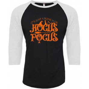 It's Just A Bunch Of Hocus Pocus Halloween 3/4 Sleeve T-Shirt