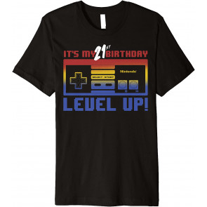 It's My 21st Birthday Level Up! SNES Controller T-Shirt