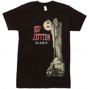 IV Album Graphic Zoso Symbol With Hermit Holding Lantern Mens T-Shirt