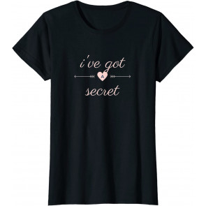 I've Got A Secret Promoted To Big Sister Brother Baby Shower T-Shirt
