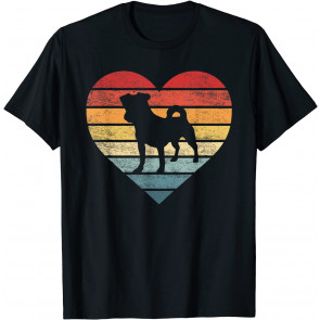 Jack Russell Lover Owner Gifts Retro Sunset Dog Mom Dad T-Shirt