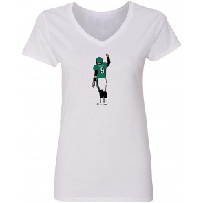 Jacksonville Team Foles Womens Vneck T-Shirt