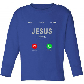 Jesus Is Calling Christian Pray Little Kids Girls Boys T-Shirt