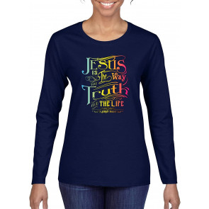 Jesus Is The Way John 14:6 Bible Verse Inspirational/Christian T-Shirt