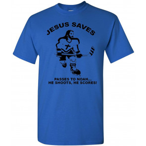 Jesus Saves Hockey T-Shirt