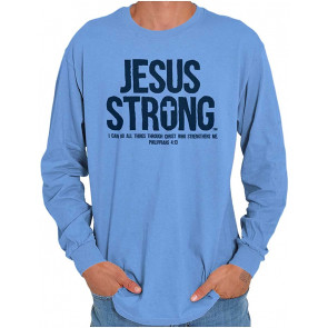 Jesus Strong Philippians 4:13 Bible T-Shirt