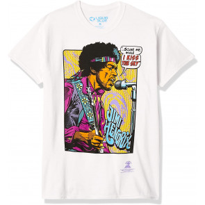 Jimi Hendrix Pop Art 'Scuse Me While I Kiss The Sky T-Shirt