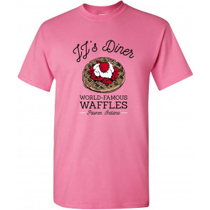 JJ's Diner - Leslie World's Best Waffles TV Show T-Shirt