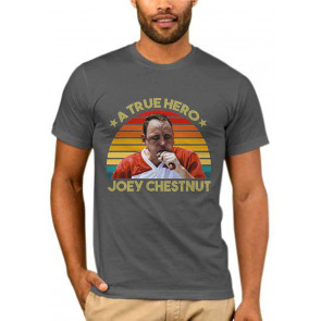 Joey Chestnut A True Hero Chestnut Nathans Hot Dog Eating Contest Essential T-Shirt