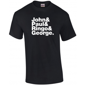 John & Paul & Ringo & George - Tribute - T-Shirt