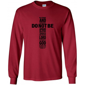 Joshua 1:9 God Is With You Wherever You Go Christian T-Shirt