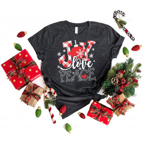 Joy Love Peace Christmas  T-Shirt