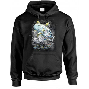 Jumping Snook - Angler Fishing Lake Fisherman - T-Shirt