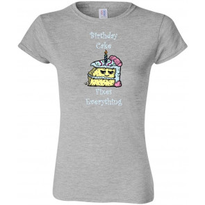 Junior Birthday Cake Fixes Everything DT Novelty T-Shirt