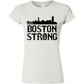 Junior Boston Strong City Skyline T-Shirt