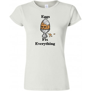 Junior Eggs Fix Everything DT Novelty T-Shirt