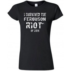 Junior I Survived The Ferguson Riot Of 2014 DT Novelty T-Shirt
