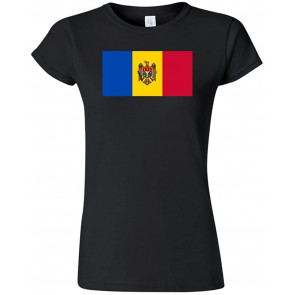 Junior Moldova Country Flag DT Novelty T-Shirt