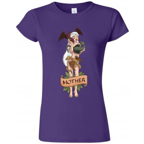 Junior Mother Of Dragons Pin-up Parody Novelty DT T-Shirt