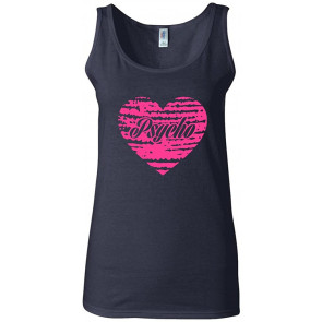 Junior Psycho Heart Love Pink T-Shirt