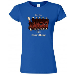 Junior Ribs Fix Everything DT Novelty T-Shirt
