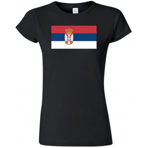 Junior Serbia Country Flag DT Novelty T-Shirt