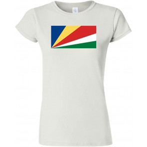 Junior Seychelles Country Flag DT Novelty T-Shirt