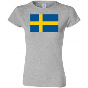 Junior Sweden Country Flag DT Novelty T-Shirt