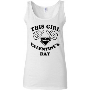 Junior This Girl Loves Valentine's Day T-Shirt