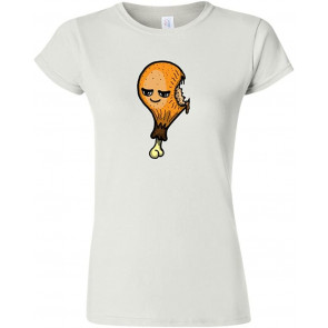Junior Too Cute To Eat Chicken Leg DT Novelty T-Shirt