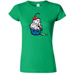 Junior Too Cute To Eat Cupcake DT Novelty T-Shirt