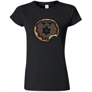 Junior Too Cute To Eat Donut DT Novelty T-Shirt