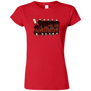 Junior Too Cute To Eat Ribs DT Novelty T-Shirt