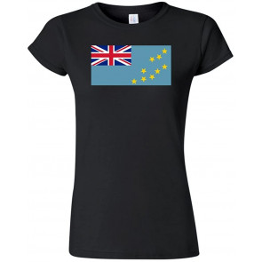 Junior Tuvalu Country Flag DT Novelty T-Shirt