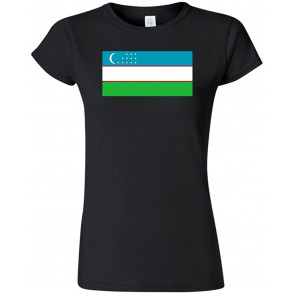 Junior Uzbekistan Country Flag DT Novelty T-Shirt