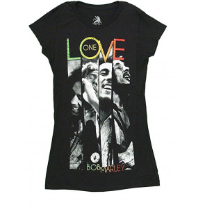 Junior's One Love Stripes T-Shirt
