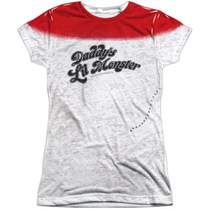 Juniors: Suicide SquadDaddy'S Lil Monster Script Juniors (Slim) T-Shirt
