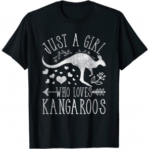 Just A Girl Who Loves Kangaroo T-Shirt