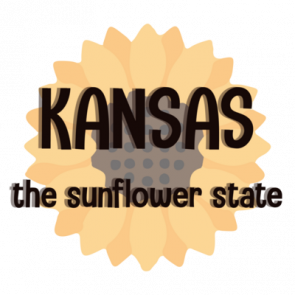 Kansas  The Sunflower State  Kansas Tshirt