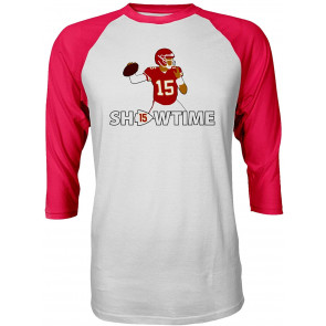 Kansas City Mahomes MVP Showtime Men's Quarter Sleeve T-Shirt