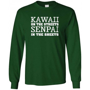 Kawaii On Streets Senpai In Sheets - T-Shirt