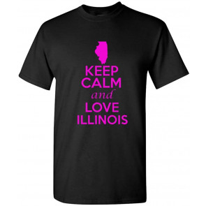 Keep Calm And Love Illinois T-Shirt