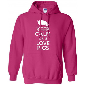 Keep Calm And Love Pigs Sweat T-Shirt