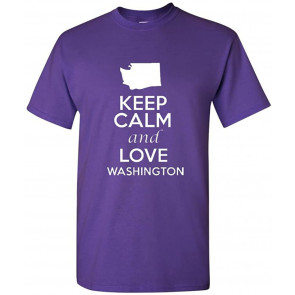 Keep Calm And Love Washington T-Shirt