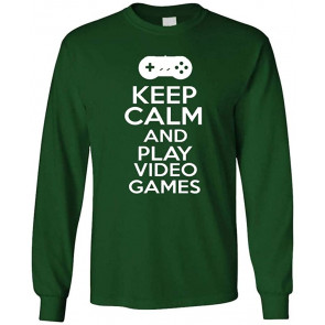 Keep Calm And Play Video Games - Gamer - T-Shirt