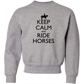 Keep Calm And Ride Horses Equestrian Horse Lovers T-Shirt