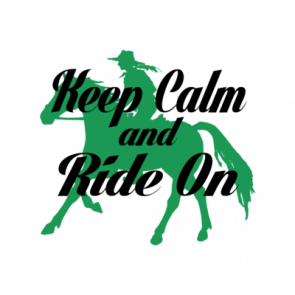 Keep Calm And Ride On Tshirt