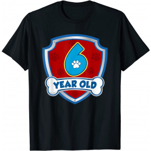 Kids 6 Year Old 6th Birthday Patrol Party Boys Girls T-Shirt