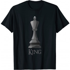 King Chess Piece Costume Chess Lover Chess Club T-Shirt